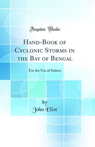 Hand book cyclonic storms - of,