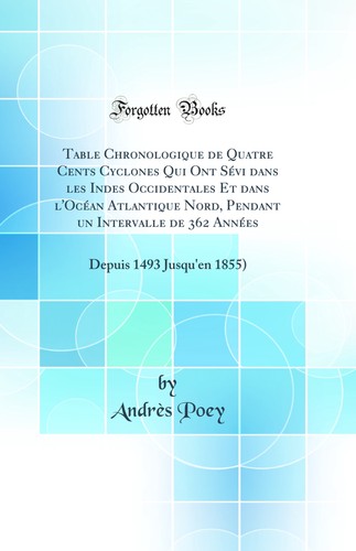 Table chronologique quatre - chronologique,